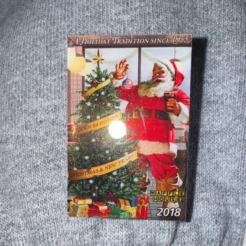 2018 Christmas Waffle House Pin